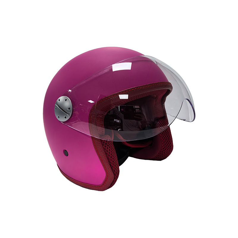 BT-01 Capacete Infantil Rosa Vermelho